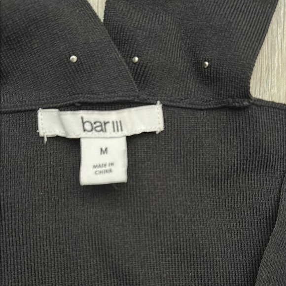 Bar III Black Embellished Bustier Tank Top - Picture 3 of 3